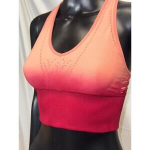 PINK Sport Ombre Racerback Sports Top Sz S